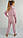 Теплий рожевий в'язаний костюм для дівчинки 116-152 р, фото 2