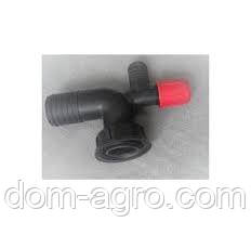 Коліно зливне 32 мм фільтра обприскувача Агропласт, фото 1