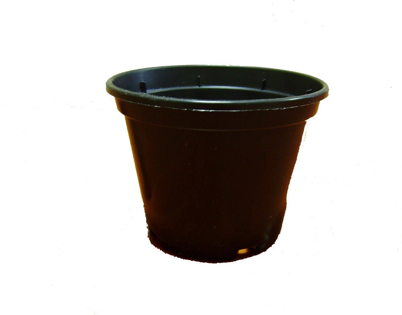 Пластиковий стаканчик для розсади d=80мм чорний "Алеана"