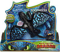 Toothless Deluxe Дракон Беззубик со светом и звуком