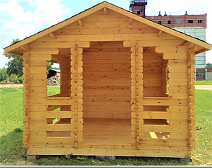 Беседка из профилированного бруса 2