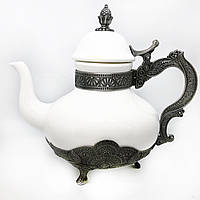 Заварник для чаю декоративний MCA Vizyon з меляріа посріблений