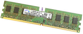 Оперативна пам'ять Samsung DDR2 2Gb 800MHz PC2-6400U 2R8 CL6 (M378T5663FB3-CF7) Б/В