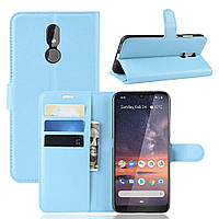 Чохол Luxury для Nokia 3.2 книжка блакитний