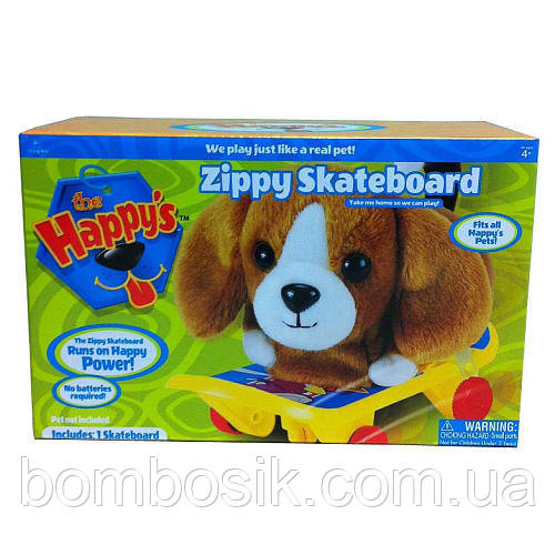 Скейтборд для гри з плюшевими іграшками The Happy's Pets Plush, фото 1