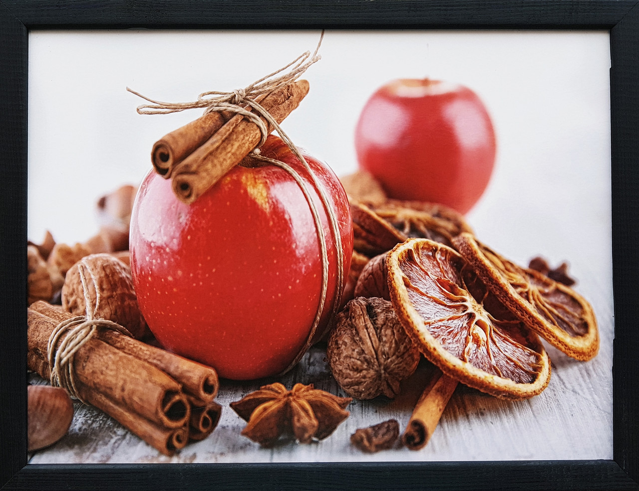 Фотокартина в дерев'яній рамі Apple 1 30х40 см POS-3040-013