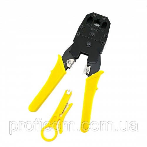 Інструмент для обтискача RJ-45 (8P8C) і RJ-12/11 (6P6C), 4P/6P/8P