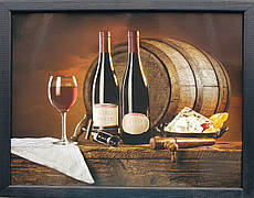 Фотокартина в дерев'яній рамі Wine 1 30х40 см POS-3040-016
