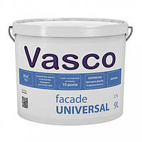 Фарба фасадна латексна Vasco facade UNIVERSAL, об'єм 9 л.