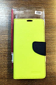 Чохол-книжка на телефон Lenovo А 7020 салатового кольору