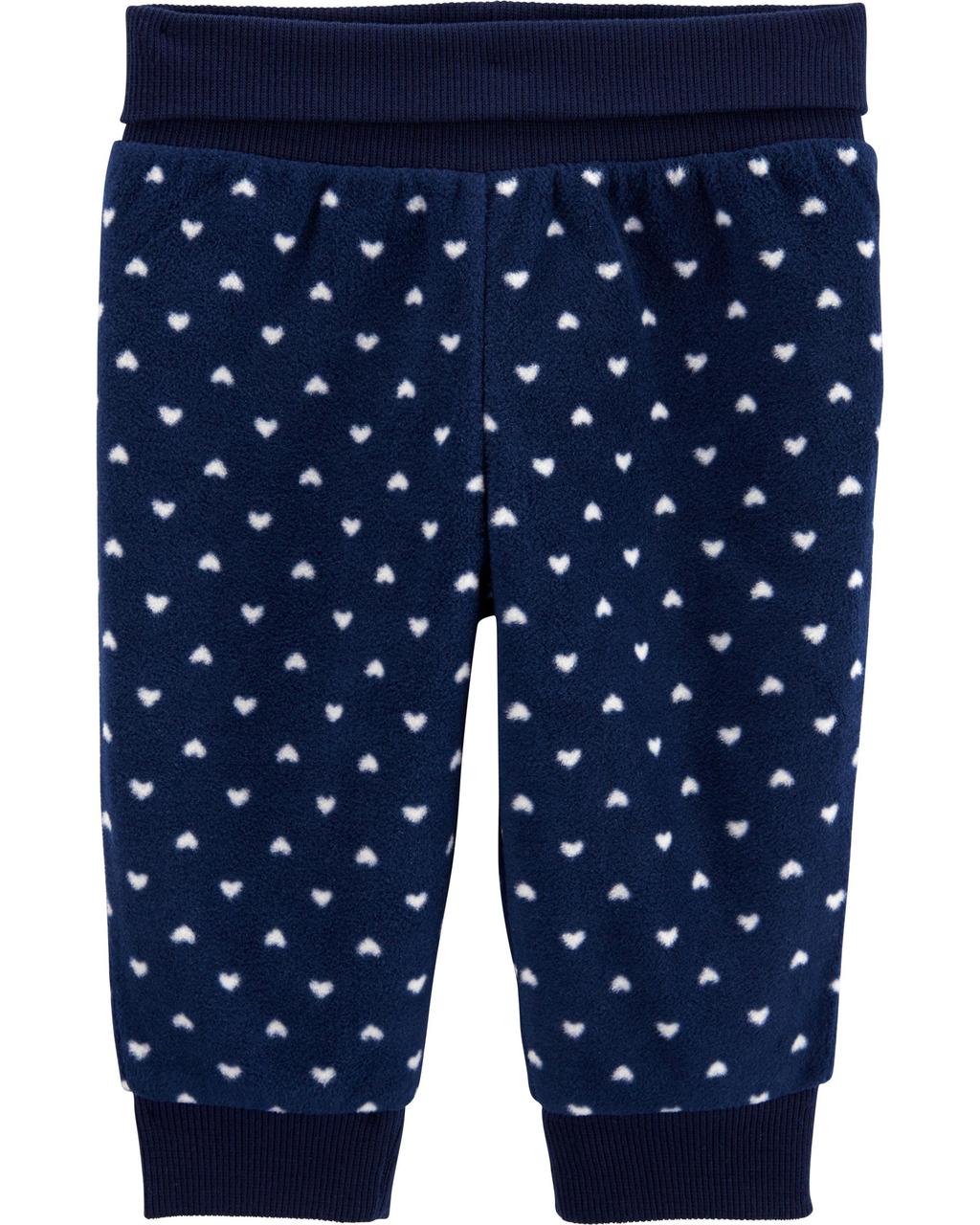 Теплі флісові штанці для дівчинки 24 місяці зріст 86 см, фото 1