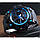 Skmei 1155 B Hamlet чорні з синім чоловічий спортивний годинник, фото 5