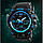Skmei 1155 B Hamlet чорні з синім чоловічий спортивний годинник, фото 6