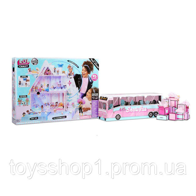 L.O.L. Surprise Winter Disco Chalet Doll with 95 Surprises ID 7737840597952105292 8500 Prom.ua