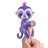 Интерактивный ручной ленивец WowWee Fingerlings Baby Sloth - Marge - Purple маржи (3752) (B075NS9QXY)