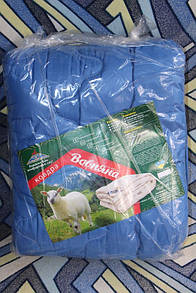 Полуторна ковдра з овечої вовни ARDA синього забарвлення