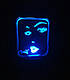 3d-світильник Краса, Краса, 3д-нічник, кілька підсвічувань (на батарейці), фото 4