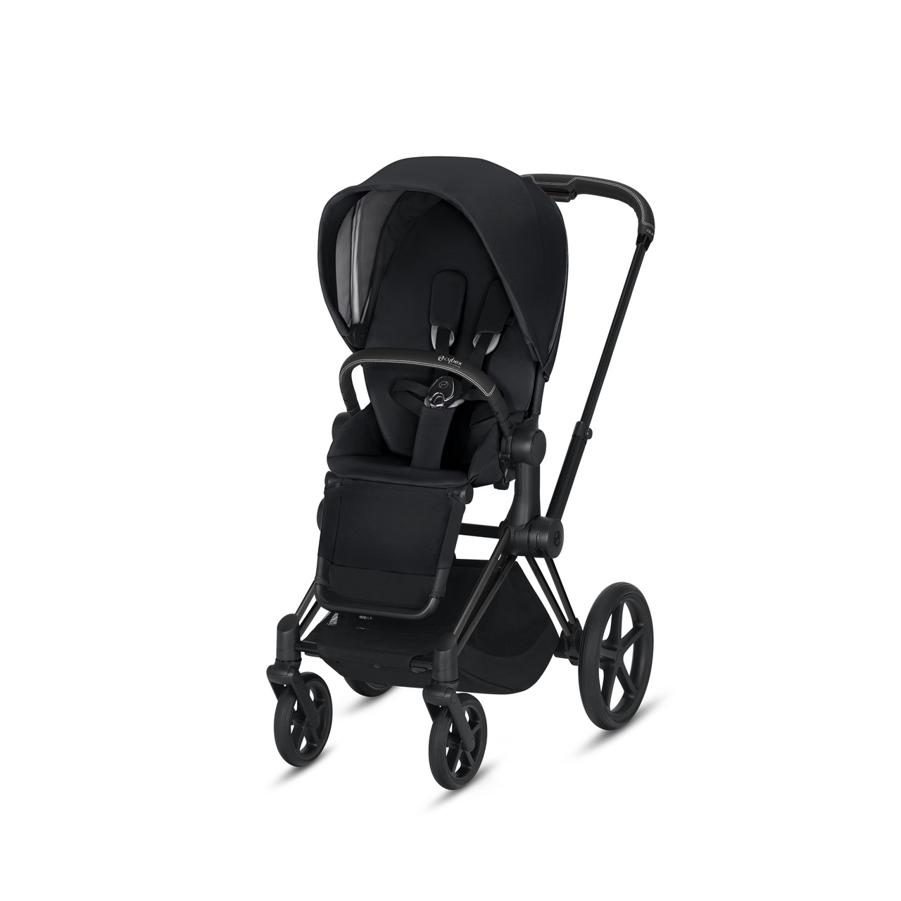 Cybex — Прогулянкова коляска Priam 3, Premium Black / Matt Black