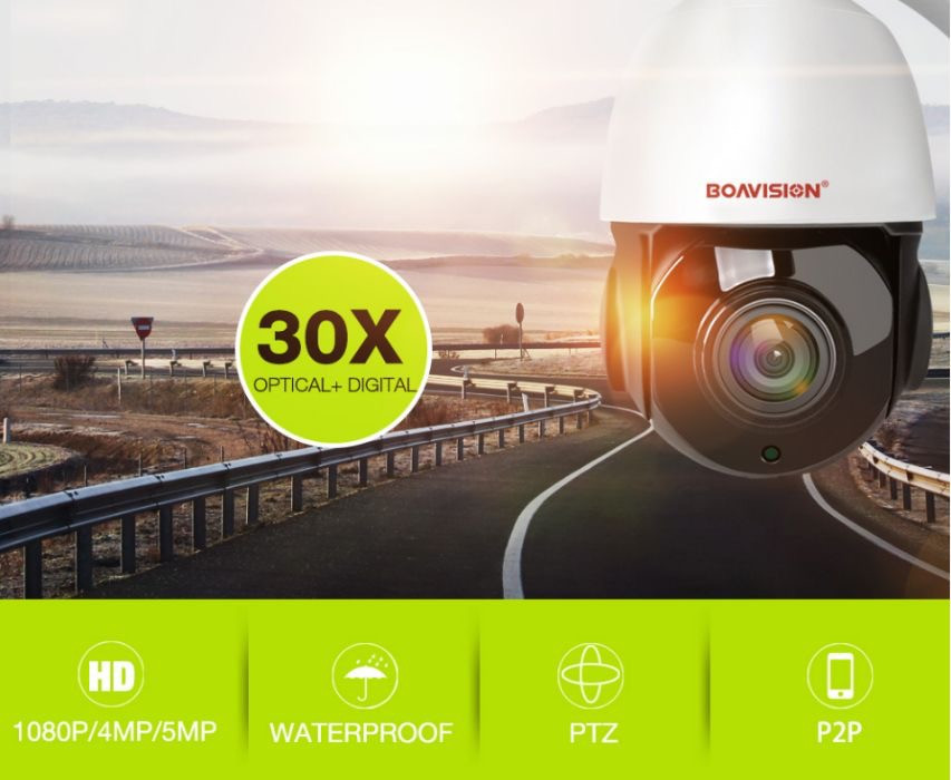Камера IP поворотна Boavision Onvif 30X 1080 P PTZ вулична зовнішня