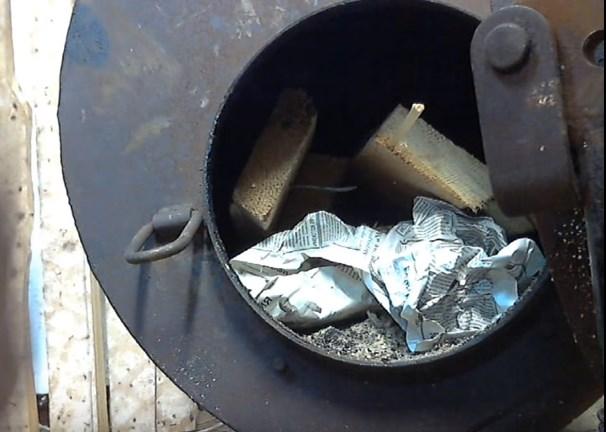 Растопока печі булер'ян