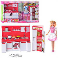 Набор кукла с мебелью кухня Defa 8085