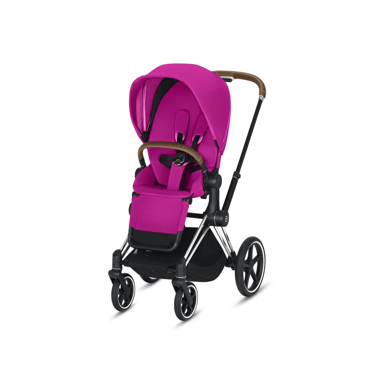 Cybex — Прогулянкова коляска Priam 3, Fancy Pink / Chrome, фото 1