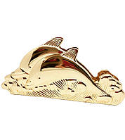 Серветниця з меляра з позолотою MCA Vizyon з візерунком "дельфіни"