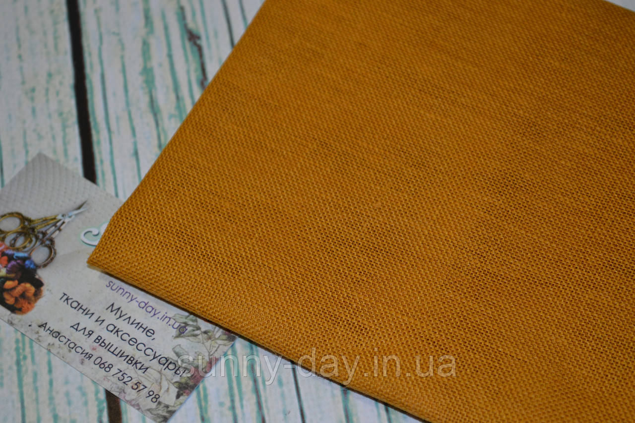Тканина рівномірного плетіння Permin 076/381 Тосканське сонце, 28 каунт