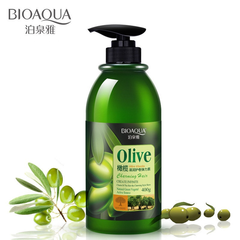 Бальзам для волосся з оливковою олією BIOAQUA Olive Elastin (400мл)