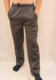 Штани спортивні чоловічі зимові XL — 5XL Штани теплі сірі Ao Longcom