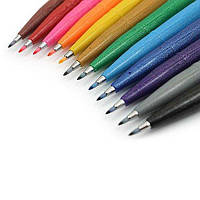 Pentel Sign Pen Brush - Одноразовая ручка-кисть (бронза)