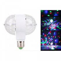 Дисколампа обертова для вечірок подвійна Led lamp Leiwen Ukc AG SMQ01 152589, фото 2