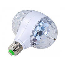 Дисколампа обертова для вечірок подвійна Led lamp Leiwen Ukc AG SMQ01 152589, фото 4