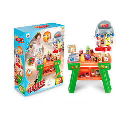 Іграшковий дитячий магазин, касовий апарат, сканер, продукти W055
