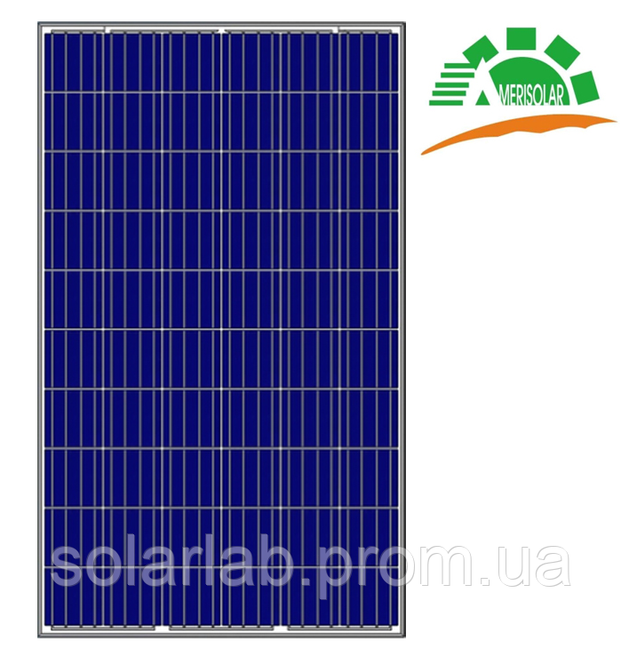 Сонячна панель Amerisolar AS-6P30-285W, 5BB, Poly, 1000V, рама 35мм