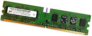 Оперативна пам'ять Micron DDR2 2Gb 800MHz PC2-6400U 2R8 CL6 (MT16HTF25664AZ) Б/В