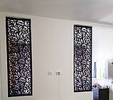 Різьблена Декоративна панель зонування кімнати 017 лепістки, фото 3