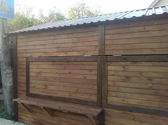 Деревянный киоск в Берегово 6