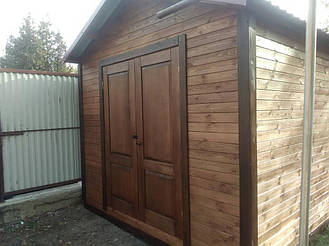 Деревянный киоск в Берегово 11