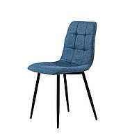 Обеденный стул NORMAN (Норман) голубая ткань от Concepto