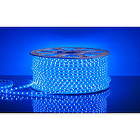 Світлодіодний дюралайт плоский синій 60 LED