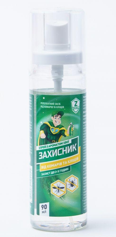 Репелентний засіб індивідуального захисту Захисник 90 мл, Ukravit, Україна