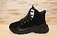 Черевики жіночі зимові чорні натуральна замша С817, фото 2