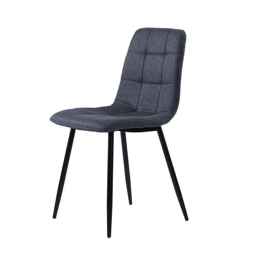 Обідній стілець NORMAN (Норман) темно - сіра тканина від Concepto