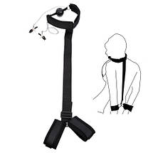 Кляп наручники затискачі для сосків 3 в 1 Фіксатори БДСМ, фото 5