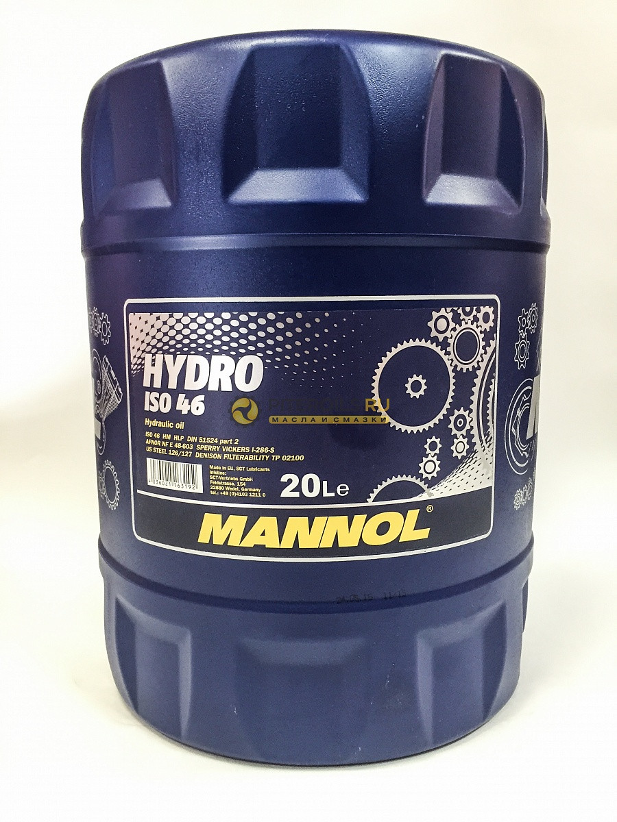 Гідравлічне масло Mannol Hydro ISO 46 20л