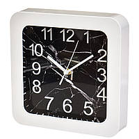 Часы "Чёрно-белый квадрат" 23см (2003-015)