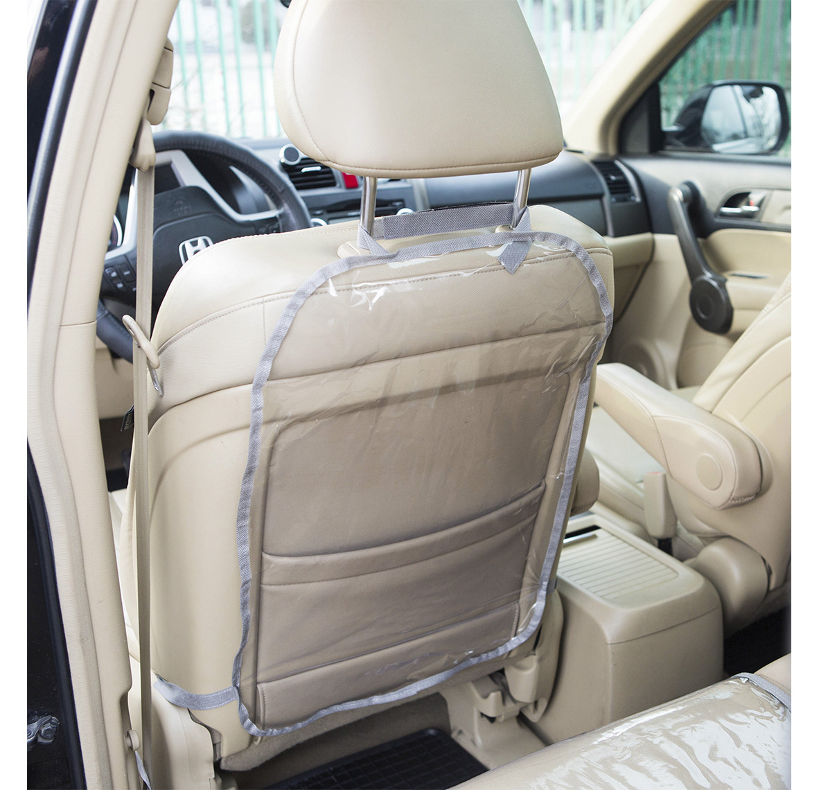 Захист на спинку сидіння в машину (сірий)