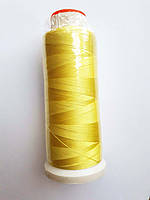 Нитки для машинної вишивки 100% віскоза(100% rayon) 3000 метрів, №154, жовтийц