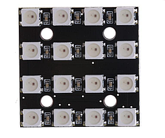 Модуль квадратний зі світлодіодами RGB WS2812 16 шт.